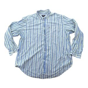 Ralph Lauren Jeans Co. Vintage Mens Button Up SizeXL Flag Logo Polo Ralph Lauren